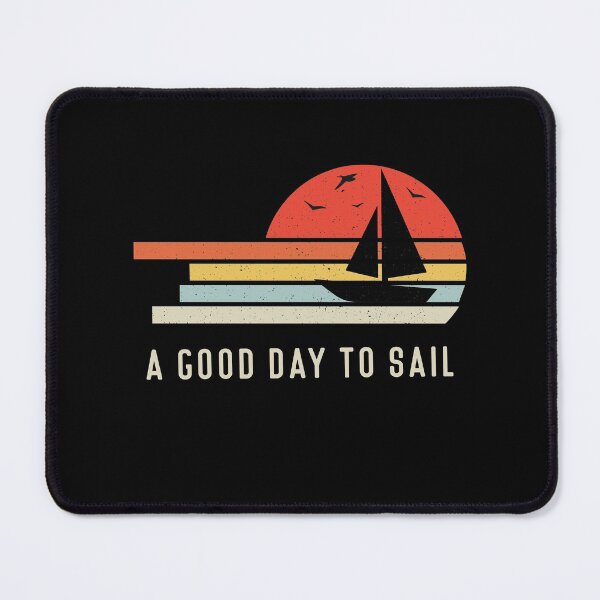 Item preview, Good Day To Sail - Retro Vintage Distressed Sunset Design For Sailing Lovers Gift Idea designed and sold by Prince - Bestseller ★★★★★.