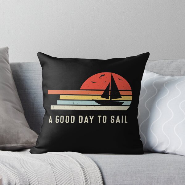 Item preview, Good Day To Sail - Retro Vintage Distressed Sunset Design For Sailing Lovers Gift Idea designed and sold by Prince - Bestseller ★★★★★.