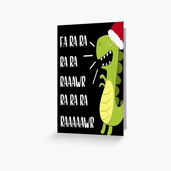Artikel-Vorschau von Dinosaurier-Weihnachten - T rex singt eine Carol, designt und verkauft von davidmurtagh.