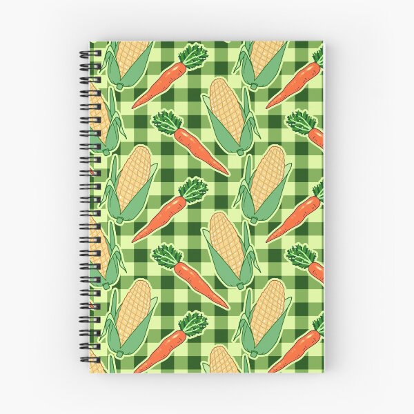 Item preview, Corn Carrots Gingham Pattern designed and sold by SaradaBoru.