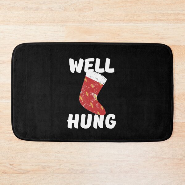 Item preview, Well Hung - Funny Christmas Stocking Tee, Offensive Humor. Xmas Gifts designed and sold by WholesumArt.