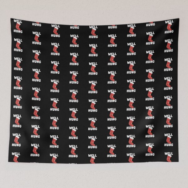 Item preview, Well Hung - Funny Christmas Stocking Tee, Offensive Humor. Xmas Gifts designed and sold by WholesumArt.
