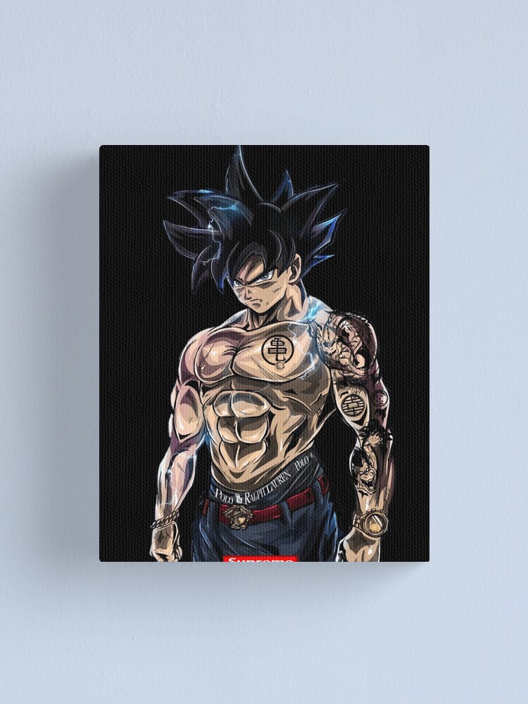 Sabars Tattoo Design New School Goku by denisskullnox on DeviantArt