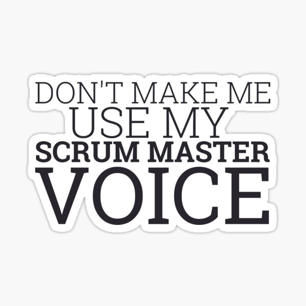 Item preview, "Scrum Master Voice | "Scrum Master"" designed and sold by MPSX-Designs.