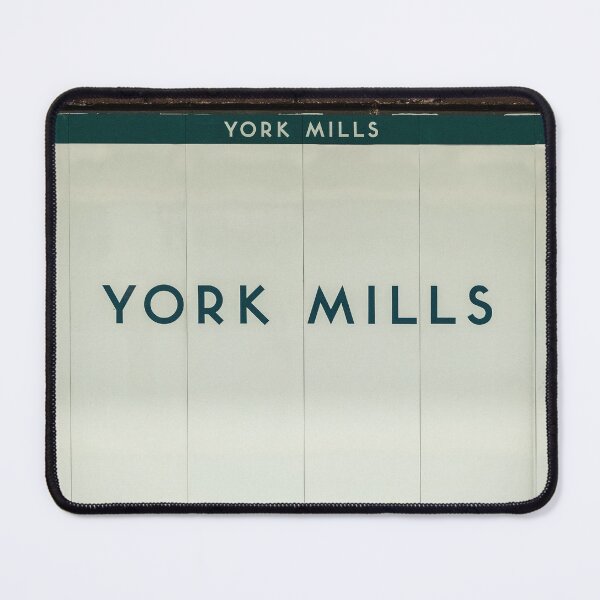 Item preview, Toronto Subway Station York Mills Subway Sign designed and sold by stationtoronto.