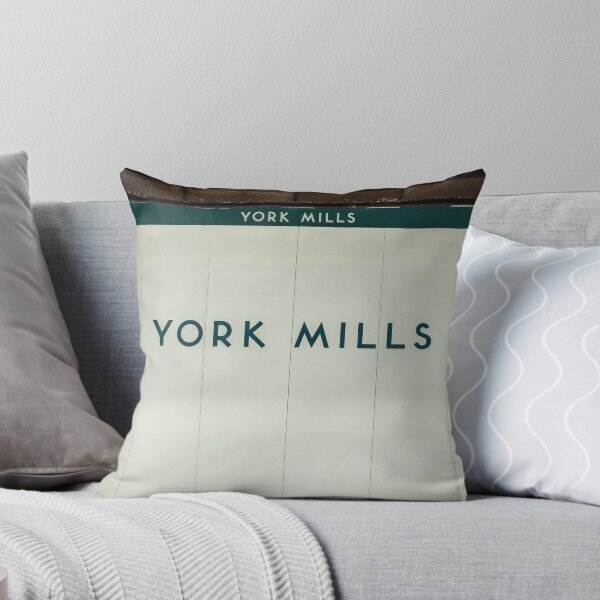Item preview, Toronto Subway Station York Mills Subway Sign designed and sold by stationtoronto.