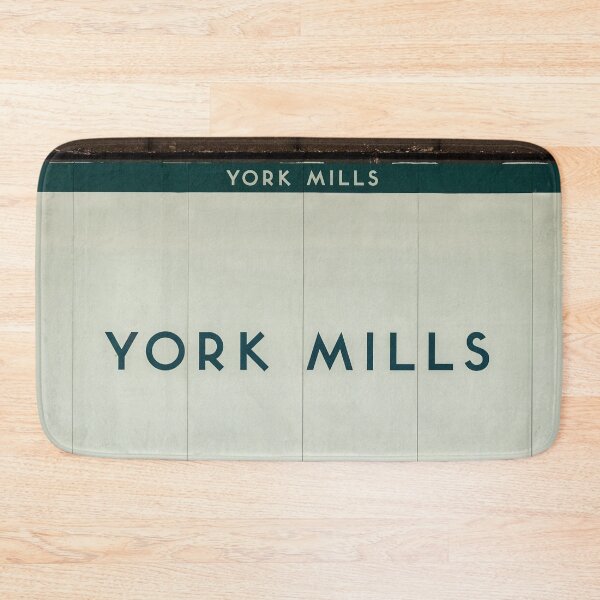 Item preview, Toronto Subway Station York Mills Subway Sign designed and sold by stationtoronto.
