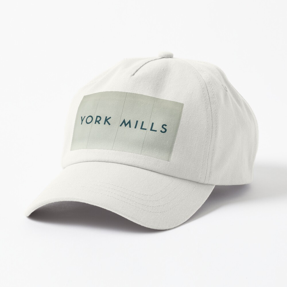 Toronto Subway Station York Mills Subway Sign Cap