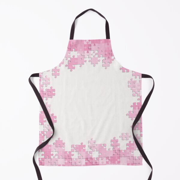 Item preview, Jigsaw Puzzle Pink Pieces Frame Pattern designed and sold by WearWolfDesigns.