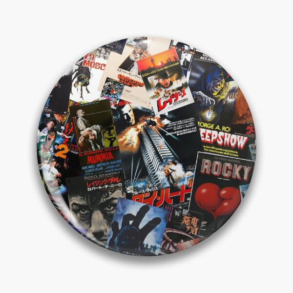 Item preview, Foreign Movie Posters Collage - Horror Fantasy Action designed and sold by andrewalcock.