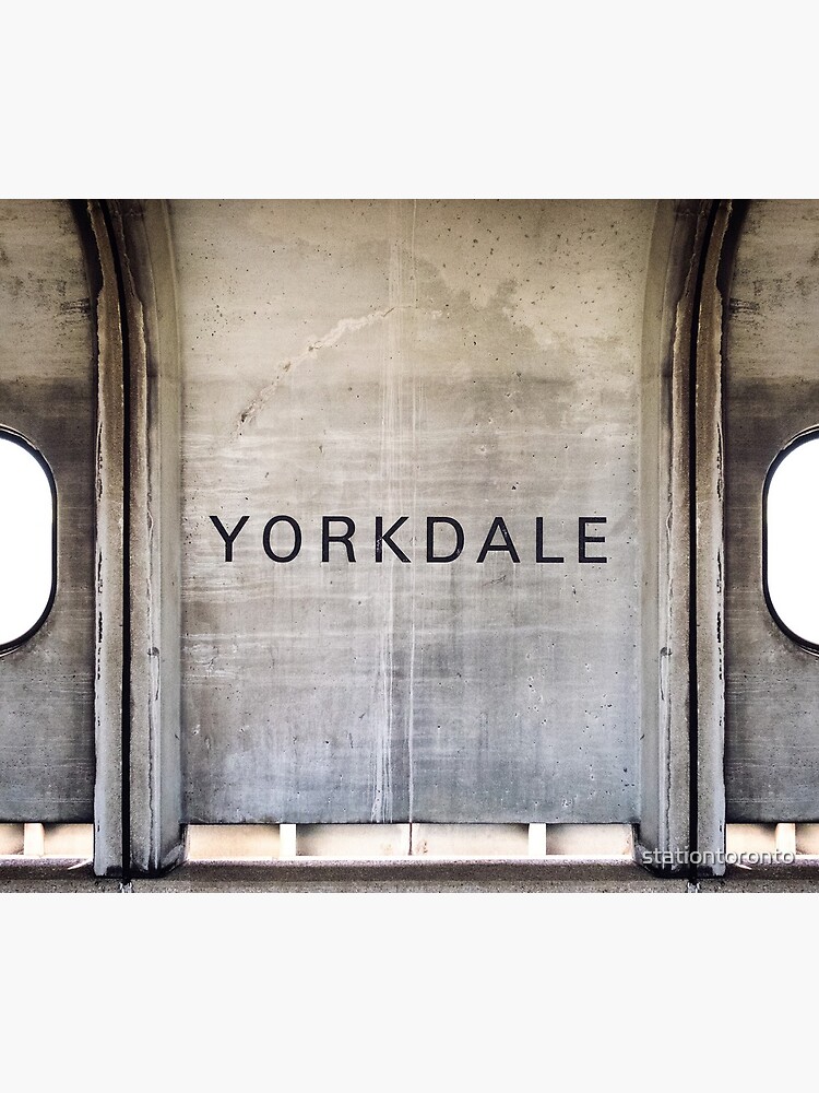 Toronto Subway Station Yorkdale Station Sign Photography by stationtoronto
