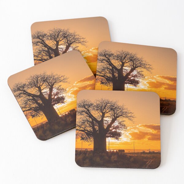 Item preview, Silhouette of baobab (Adansonia digitata) tree designed and sold by rajeshbac.