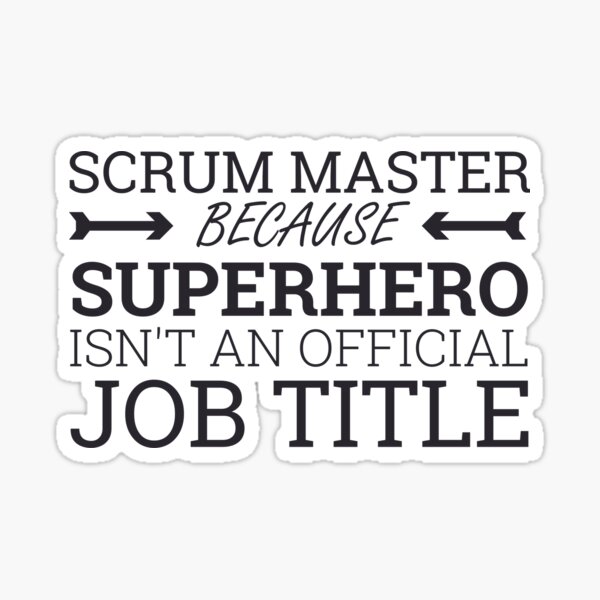 Item preview, "Scrum Master Superhero | "Scrum Master"" designed and sold by MPSX-Designs.