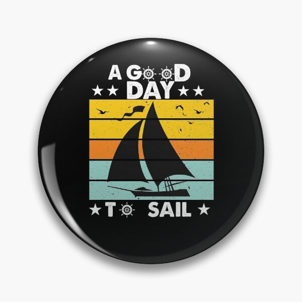 Item preview, Good Day To Sail - Retro Vintage Distressed Sunset Design For Sailing Lovers Gift Idea designed and sold by Prince - Bestseller ★★★★★.