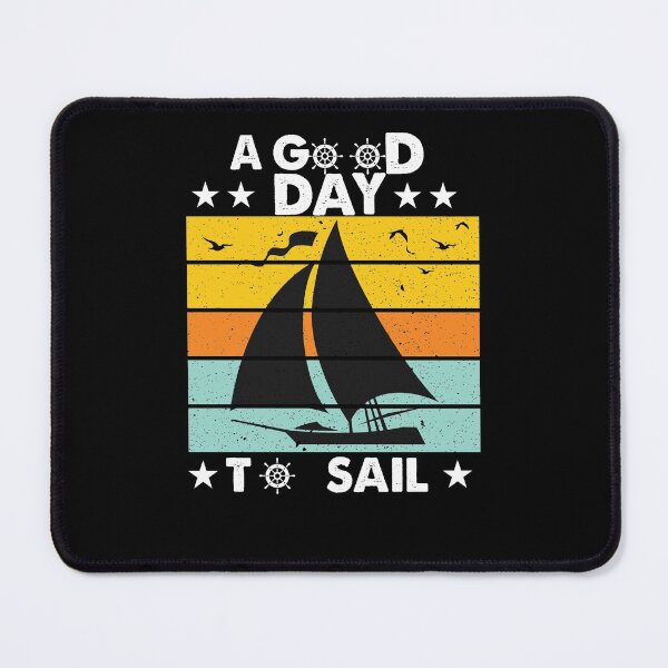 Item preview, Good Day To Sail - Retro Vintage Distressed Sunset Design For Sailing Lovers Gift Idea designed and sold by Prince - Bestseller ★★★★★.