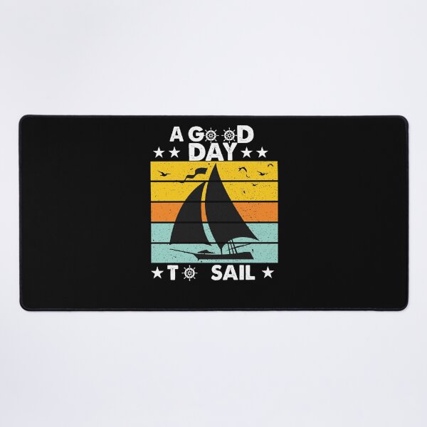 Item preview, Good Day To Sail - Retro Vintage Distressed Sunset Design For Sailing Lovers Gift Idea designed and sold by Prince - Bestseller ★★★★★.