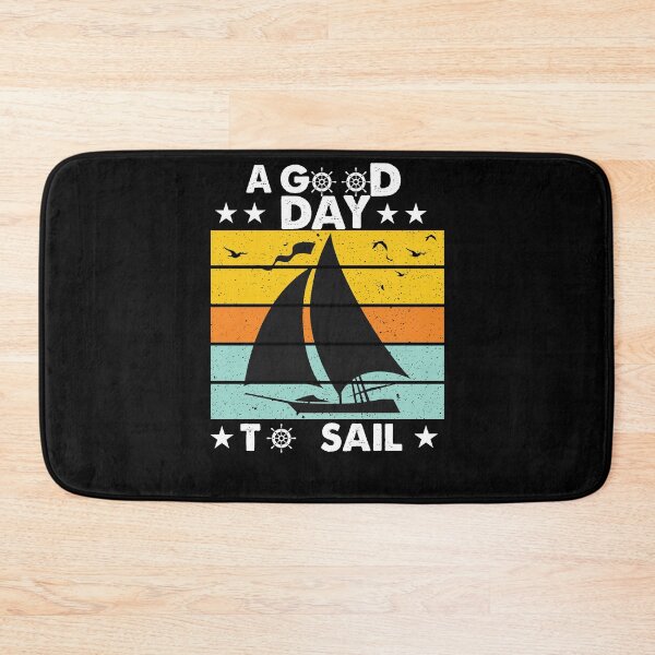 Item preview, Good Day To Sail - Retro Vintage Distressed Sunset Design For Sailing Lovers Gift Idea designed and sold by Prince - Bestseller ★★★★★.