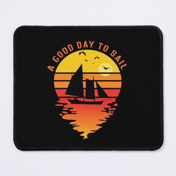 Item preview, Good Day To Sail - Retro Vintage Distressed Sunset Design For Sailing Lovers Gift Idea designed and sold by Prince - Bestseller ★★★★★.