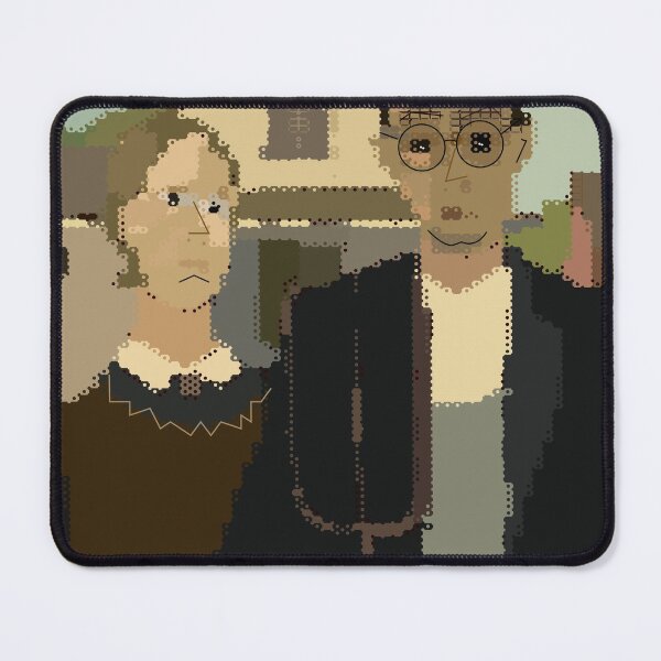 Item preview, American Gothic painting in new style | American Gothic painting  designed and sold by KARTICK DUTTA.