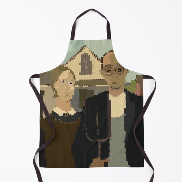 Item preview, American Gothic painting in new style | American Gothic painting designed and sold by KARTICK DUTTA.