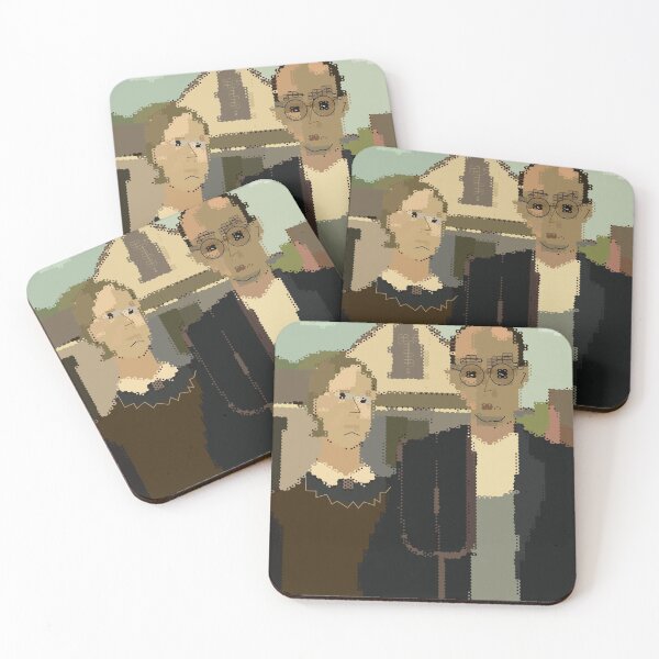 Item preview, American Gothic painting in new style | American Gothic painting  designed and sold by KARTICK DUTTA.