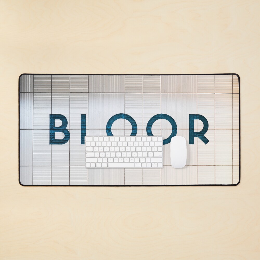 Toronto Bloor Subway Station Sign Mouse Pad