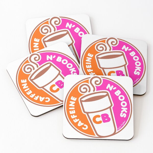 Item preview, Caffeine and books! designed and sold by InkishKingdoms.