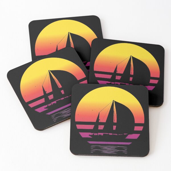 Item preview, Good Day To Sail - Retro Vintage Distressed Sunset Design For Sailing Lovers Gift Idea designed and sold by Prince - Bestseller ★★★★★.