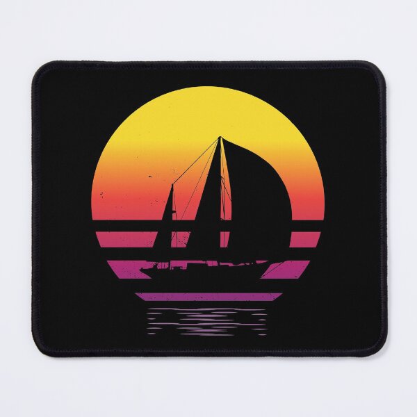 Item preview, Good Day To Sail - Retro Vintage Distressed Sunset Design For Sailing Lovers Gift Idea designed and sold by Prince - Bestseller ★★★★★.