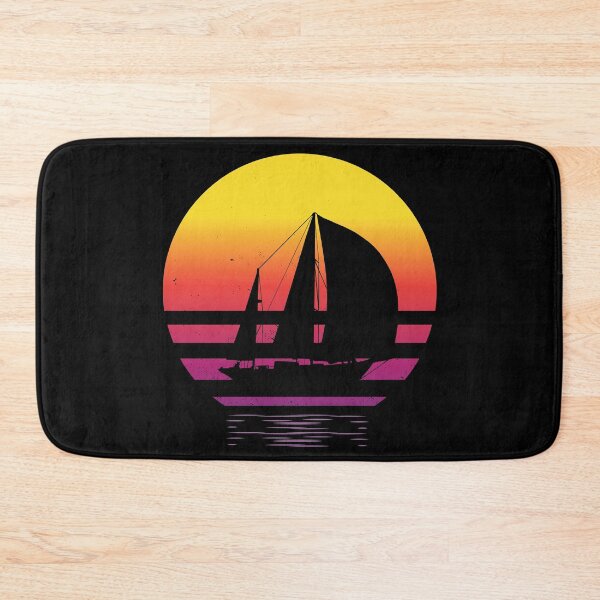 Item preview, Good Day To Sail - Retro Vintage Distressed Sunset Design For Sailing Lovers Gift Idea designed and sold by Prince - Bestseller ★★★★★.