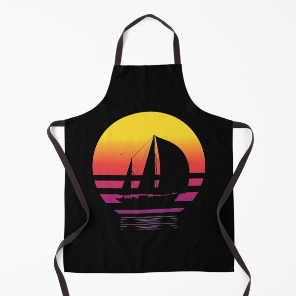Item preview, Good Day To Sail - Retro Vintage Distressed Sunset Design For Sailing Lovers Gift Idea designed and sold by Prince - Bestseller ★★★★★.