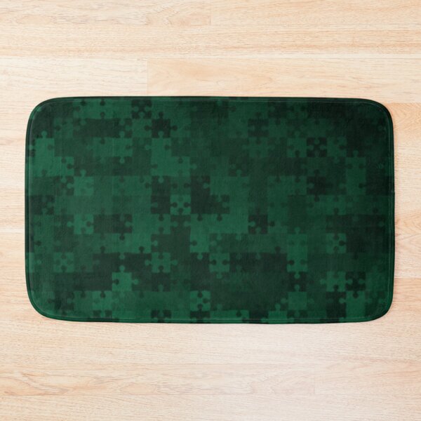Item preview, Jigsaw Puzzle Green Pieces Whole Pattern designed and sold by WearWolfDesigns.