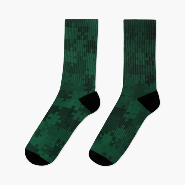 Item preview, Jigsaw Puzzle Green Pieces Whole Pattern designed and sold by WearWolfDesigns.