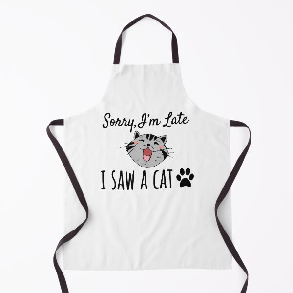 Item preview, Sorry I'm Late - I Saw A Cat - Funny Kids Kitty Shirt designed and sold by urban-design.