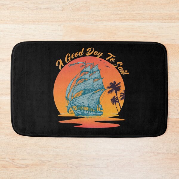 Item preview, Good Day To Sail - Retro Vintage Distressed Sunset Design For Sailing Lovers Gift Idea designed and sold by Prince - Bestseller ★★★★★.