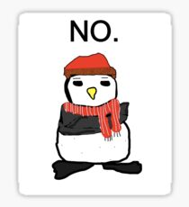 Hugsy the Penguin ("No") - Anthony Rosenthal Sticker