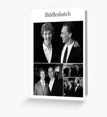 Benedict Cumberbatch and Tom Hiddleston Greeting Card