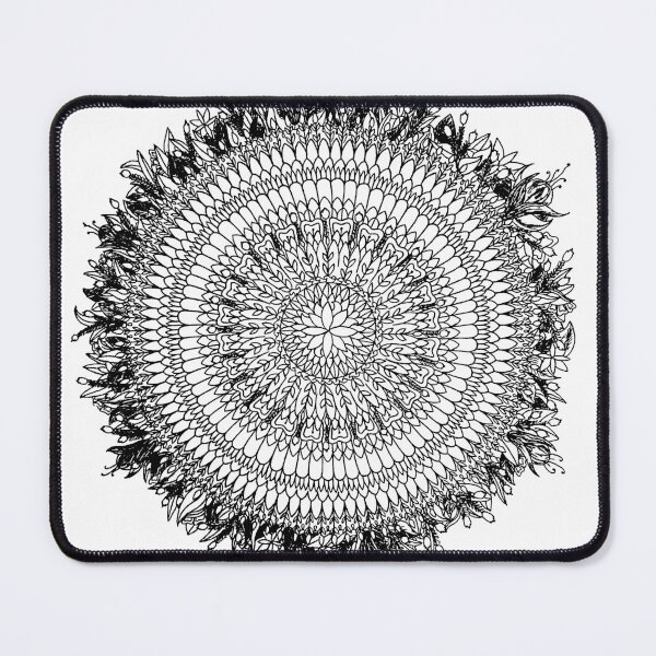 Item preview, Eden's Aura | Floral Based Mandala (Black) - SimmyGhatt designed and sold by simmyghatt.