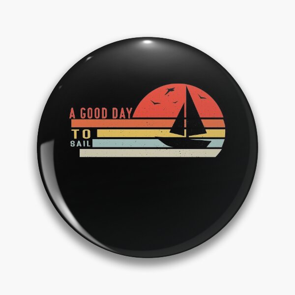 Item preview, Good Day To Sail - Retro Vintage Distressed Sunset Design For Sailing Lovers Gift Idea designed and sold by Prince - Bestseller ★★★★★.
