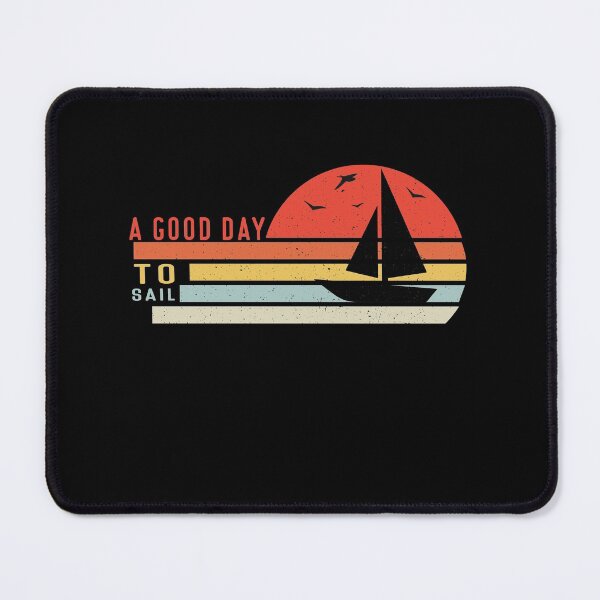 Item preview, Good Day To Sail - Retro Vintage Distressed Sunset Design For Sailing Lovers Gift Idea designed and sold by Prince - Bestseller ★★★★★.