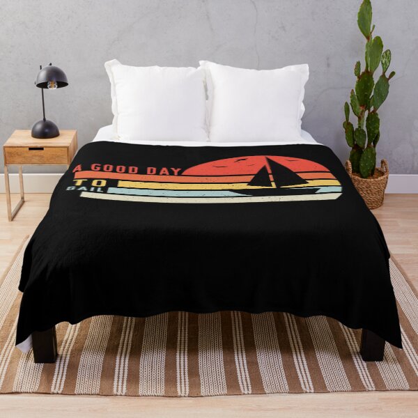 Item preview, Good Day To Sail - Retro Vintage Distressed Sunset Design For Sailing Lovers Gift Idea designed and sold by Prince - Bestseller ★★★★★.