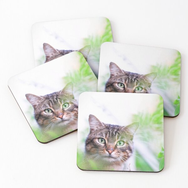 Item preview, Hiding tiger like cat in the garden says hey to you! designed and sold by urban-color.