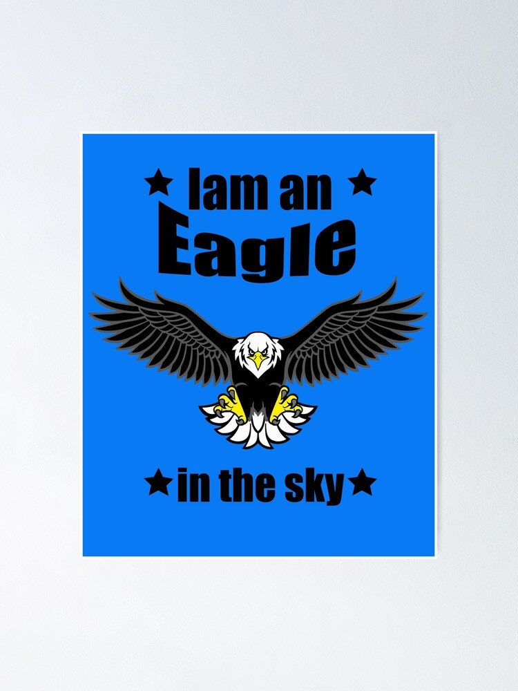 The Flag Shirt America and Eagle Head Sublimation Men's Tee M / White