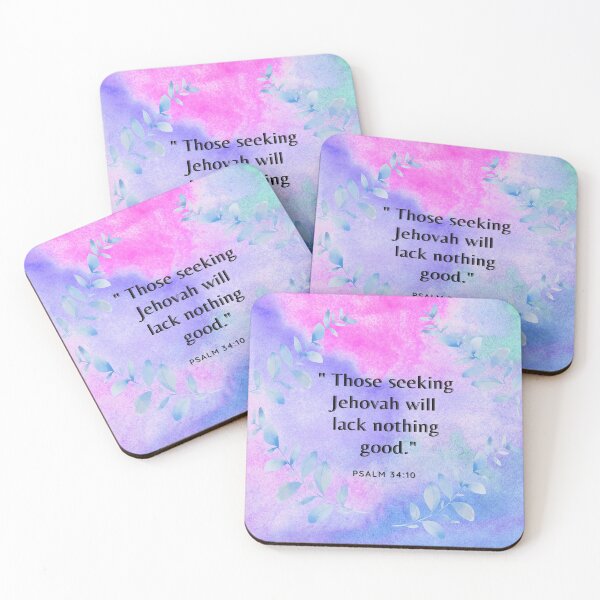Item preview, Jw Yeartext 2022-  Purple and Blue Watercolor Design  designed and sold by Yesido.