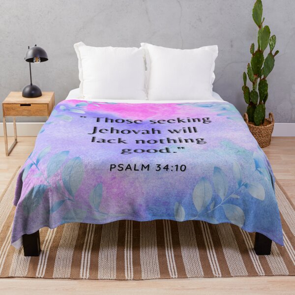 Item preview, Jw Yeartext 2022- Purple and Blue Watercolor Design designed and sold by Yesido.