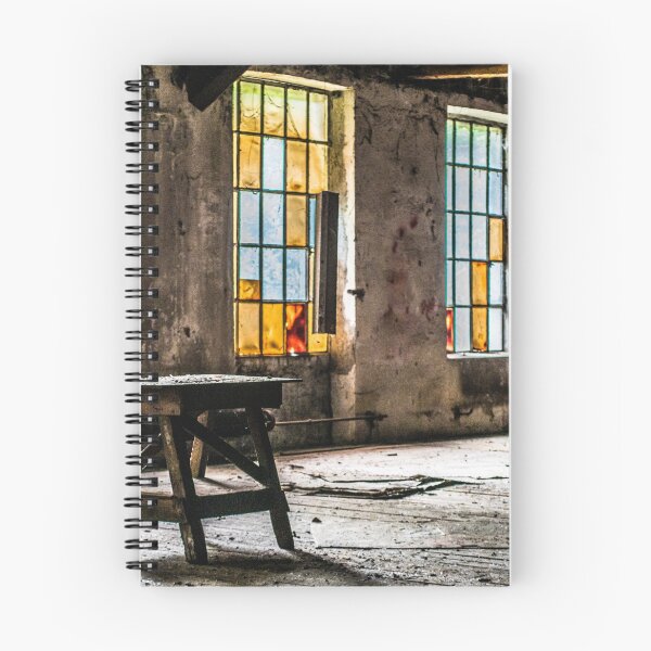Item preview, interior of old  abandoned leather factory in France  designed and sold by ellydevries.