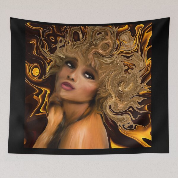 Item preview, Woman Abstract Portrait - Fine Art designed and sold by LenaKiagia.