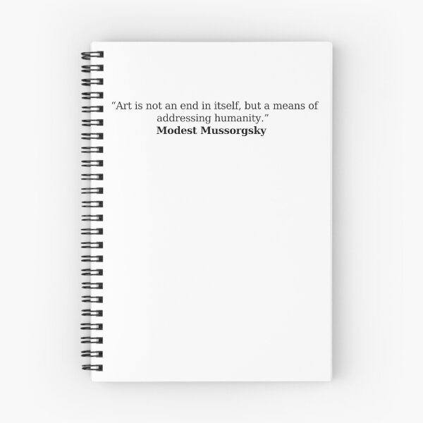 Item preview, Mussorgsky Quote designed and sold by Musicianst0re.