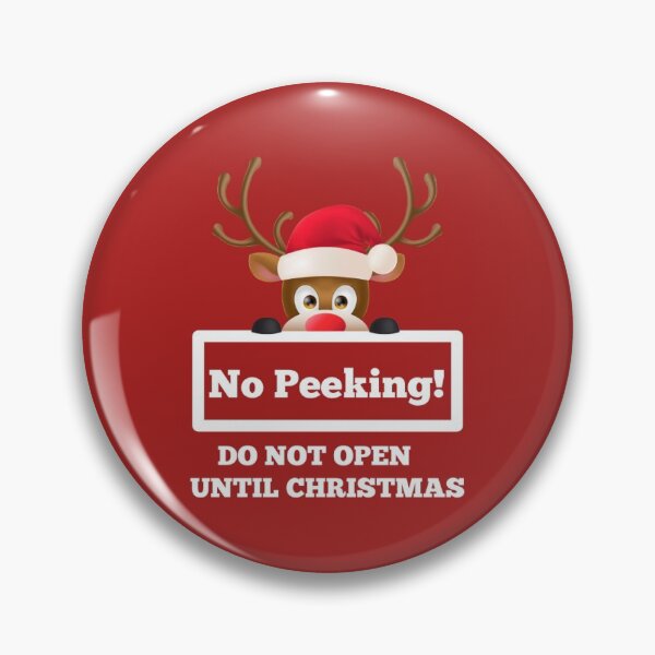 Item preview, No Peeking until Christmas designed and sold by cerenalkan.
