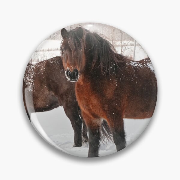 Item preview, Horses In Snow designed and sold by Michael Cummings.